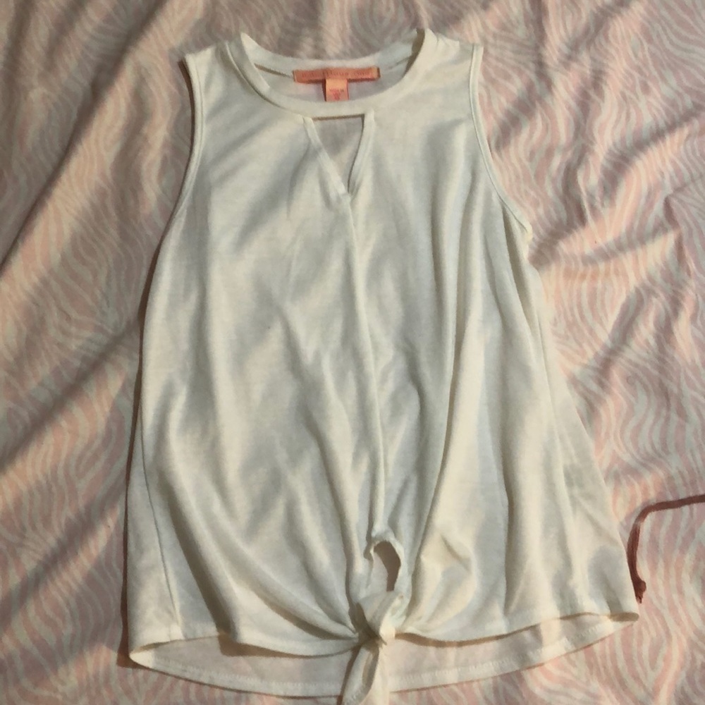 White tank top